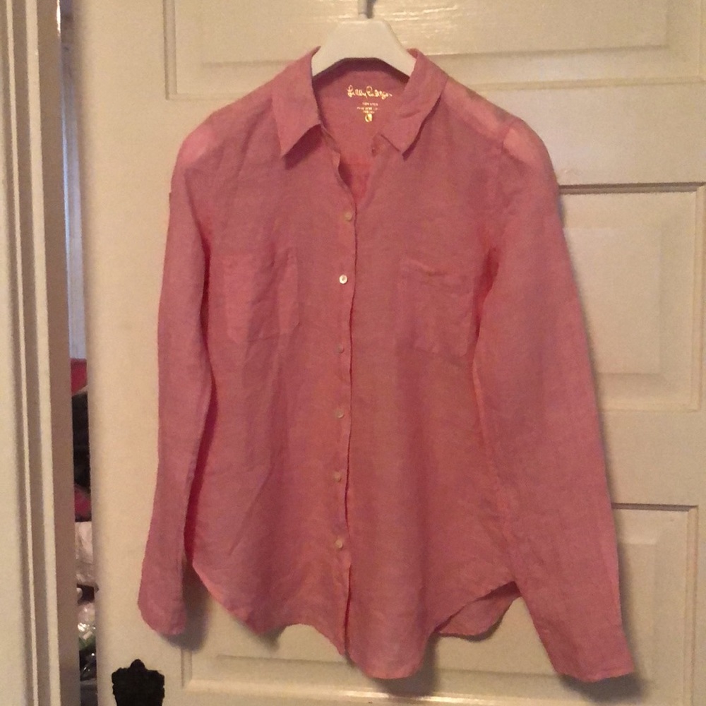 Lilly Pulitzer Linen Shirt